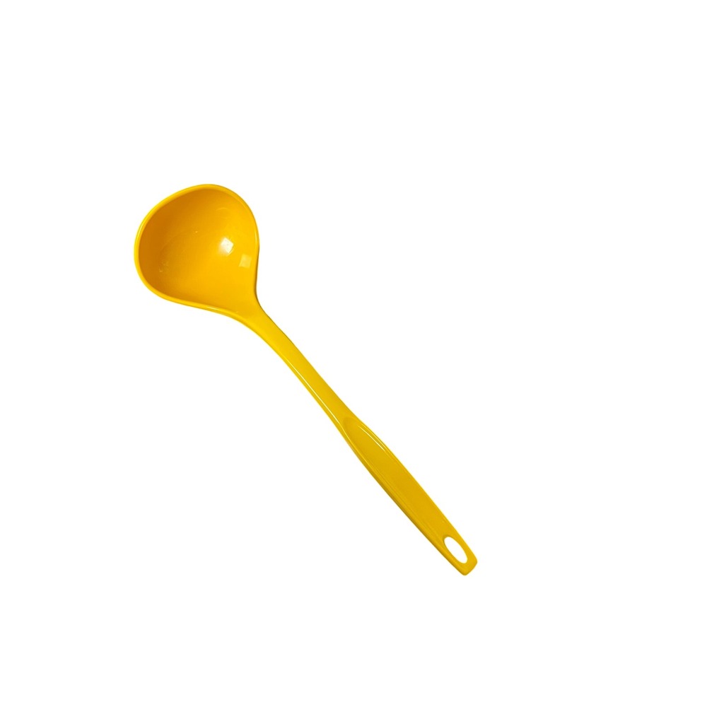 Vintage Foley Yellow Nylon Soup‎ Ladle Retro Kitchen Utensil Serving Spoon MCM